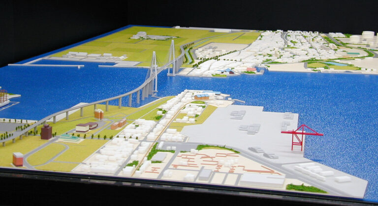 伏木富山全景模型