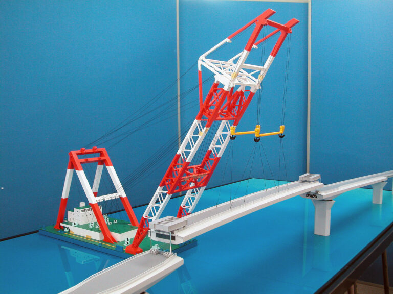 伊良部大橋架設模型