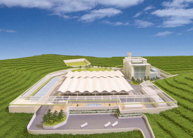 ごみ処理施設模型