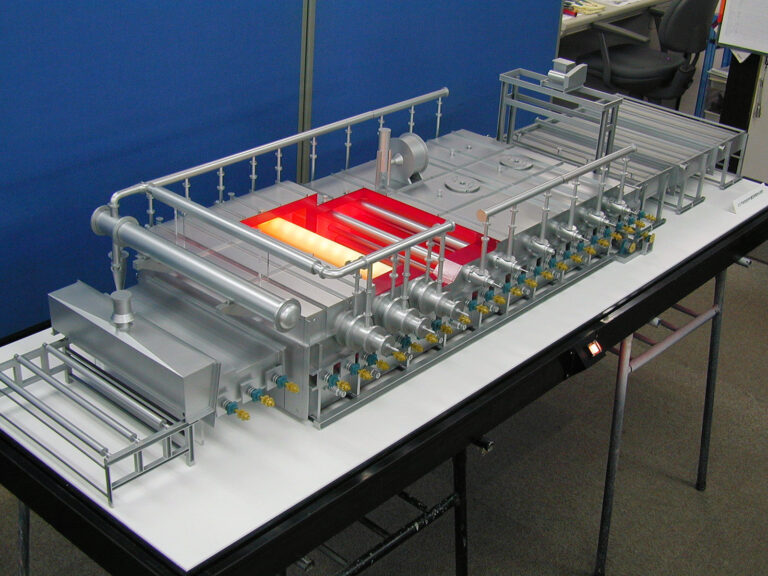 熱処理炉模型