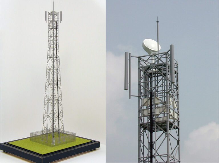 鉄塔模型（金属製）
