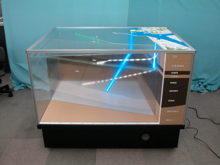 CO2回収貯留システム模型