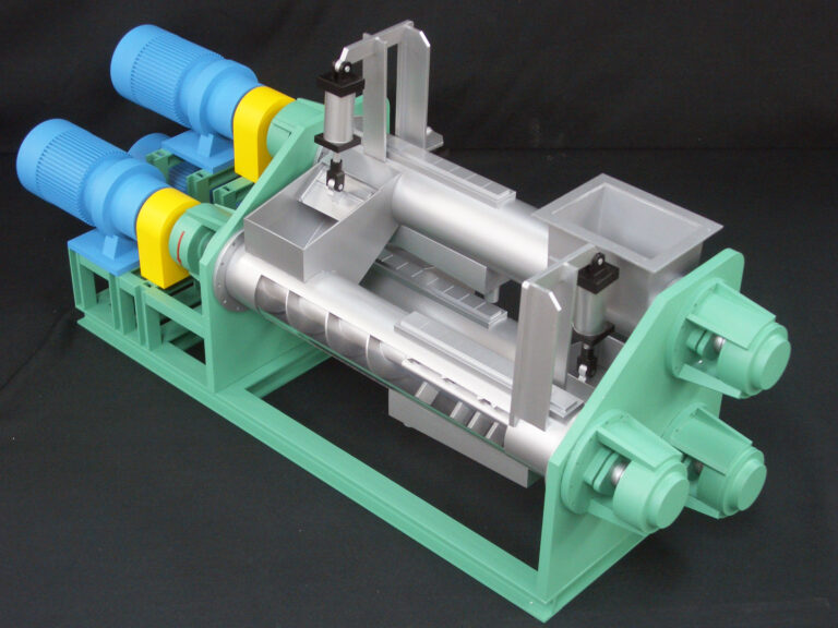 緩圧式紙料調整機模型