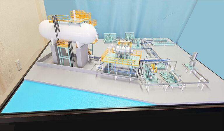 化学プラント模型
