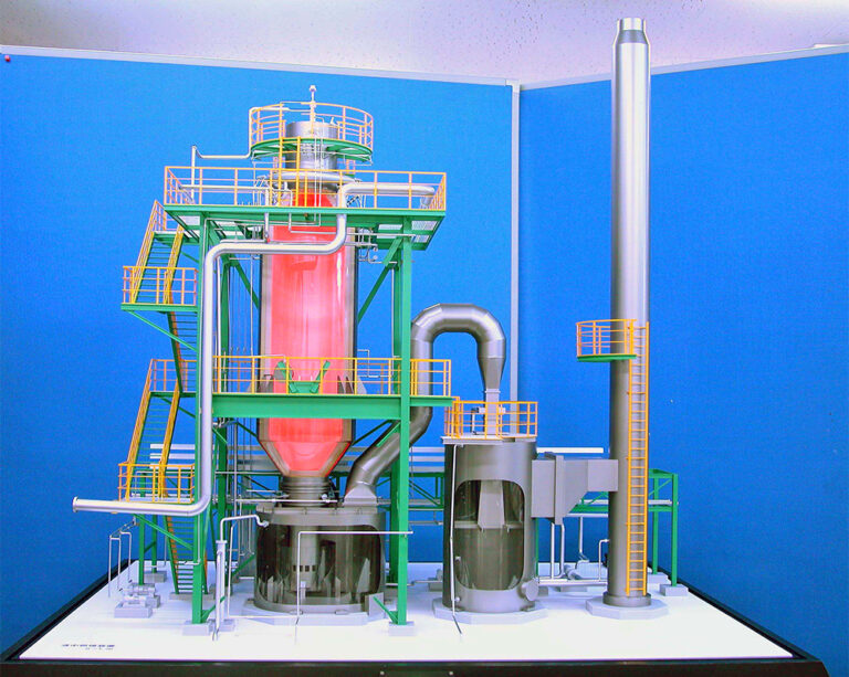 電飾を使った模型プラント