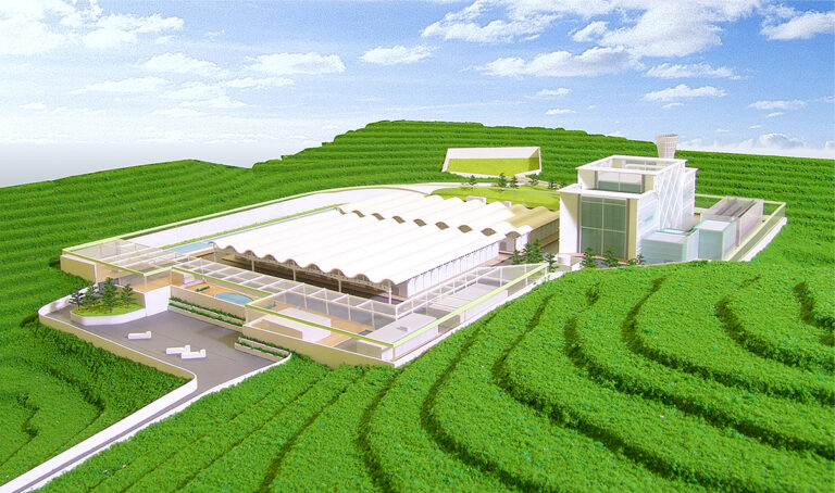 ごみ処理施設模型-1