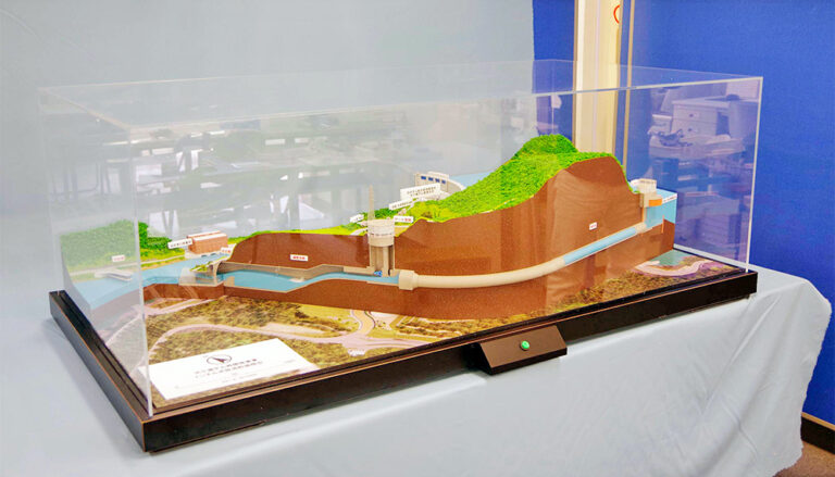 天ケ瀬ダム模型