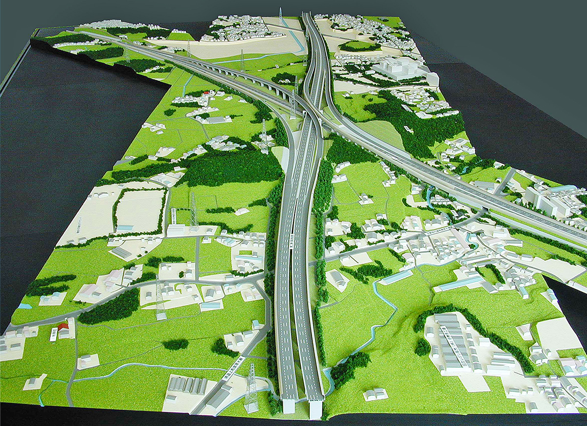 道路・橋梁・トンネル模型