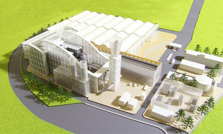 ごみ処理施設模型-2